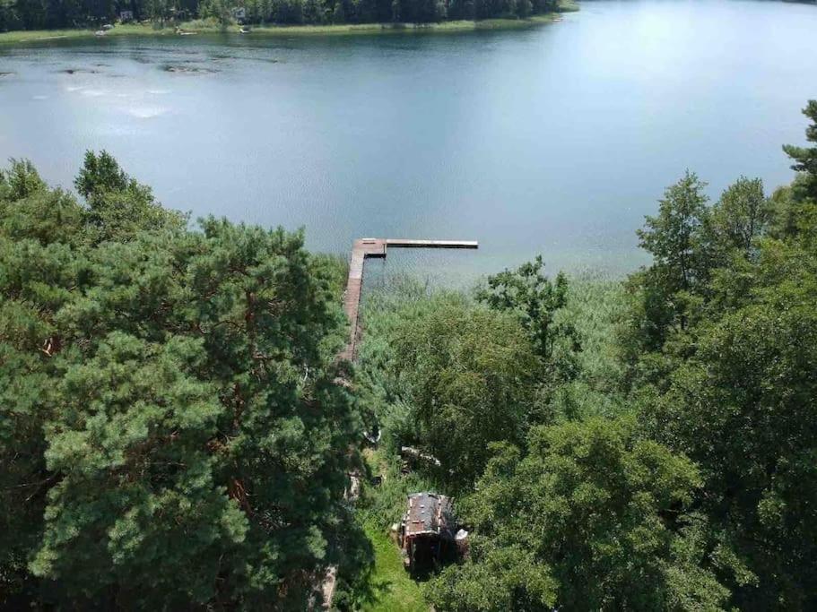 Haus Wilma Gruene Idylle Im Wald Direkt Am See Wendisch Rietz Eksteriør bilde